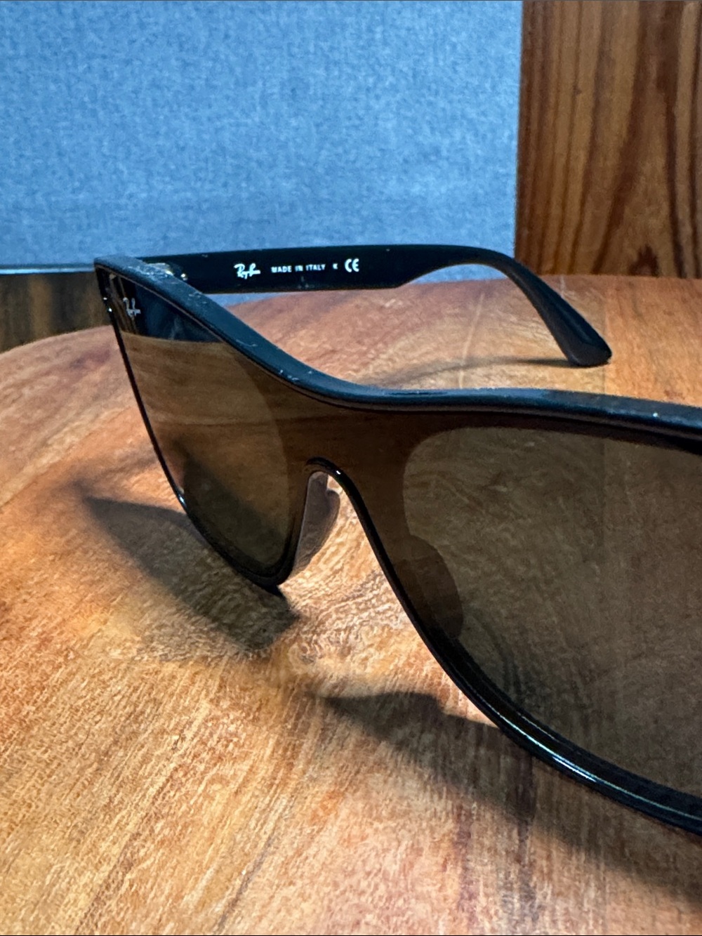 Ray-Ban Black Frame Sunglasses with Dark Lenses - Picture 5 of 12